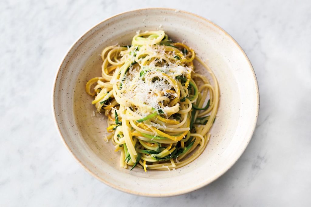 Lemon Courgette Linguine