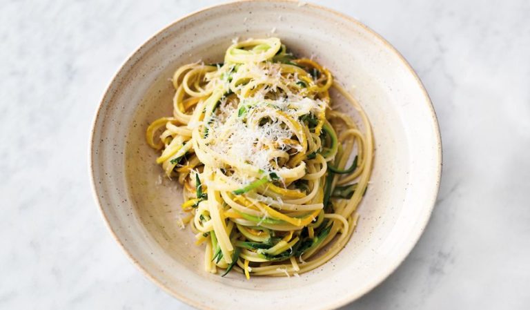 Lemon Courgette Linguine