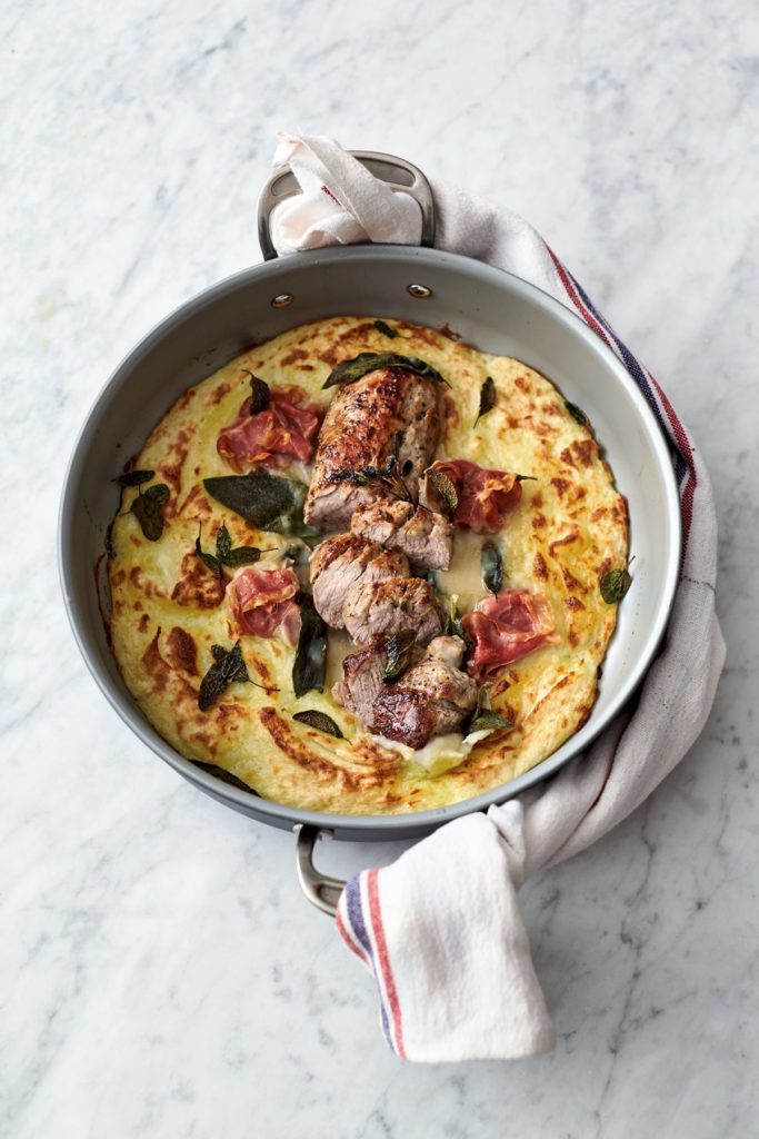 Pork and Mash Gratin