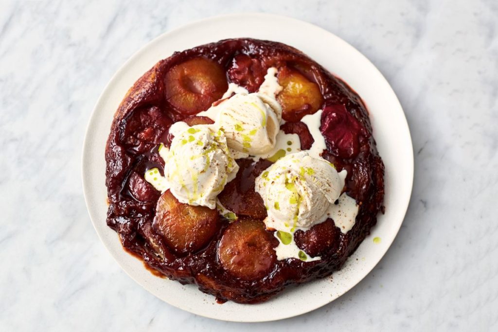 Plum Tarte Tatin