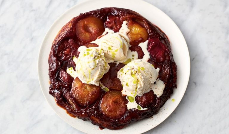 Plum Tarte Tatin