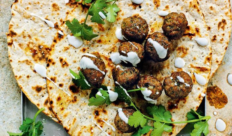 Lamb Koftas in Yogurt with Cinnamon and Chilli