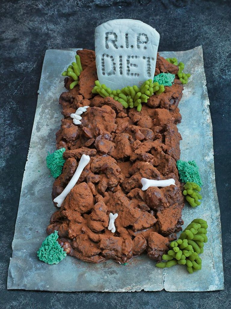 Rocky Road Halloween Grave