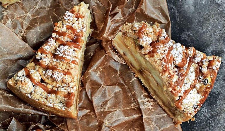 Toffee Apple Crumble