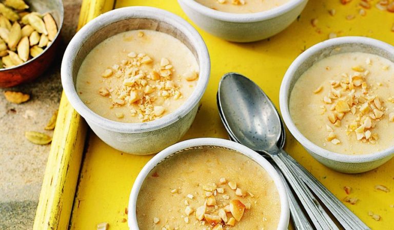 Cashew and Jaggery Kulfi Scented with Cardamom