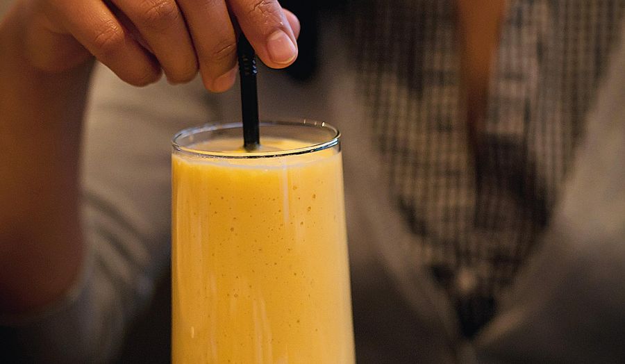 Mango Lassi from the Mother India Cookbook
