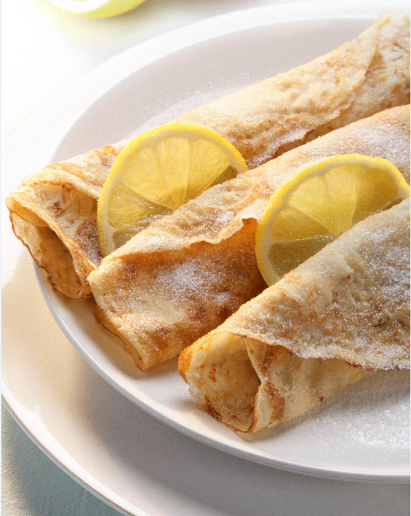 Lemon and Sugar Crêpes