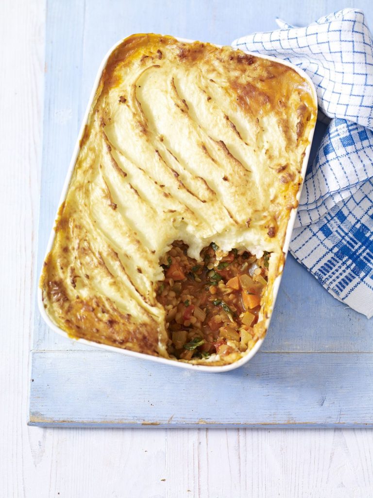 Vegetable and Lentil Cottage Pie