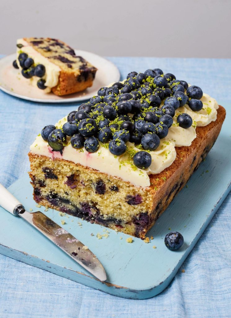Lime Blueberry loaf Cake