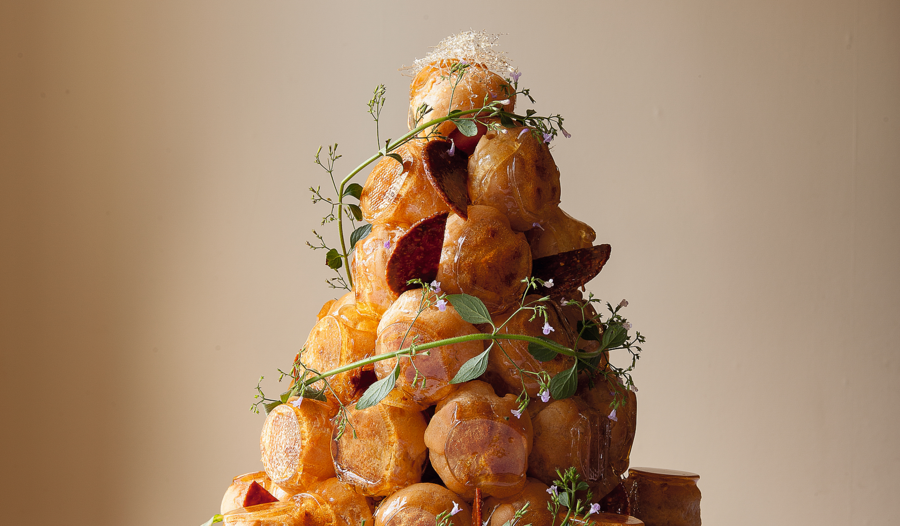 Croquembouche from Bread
