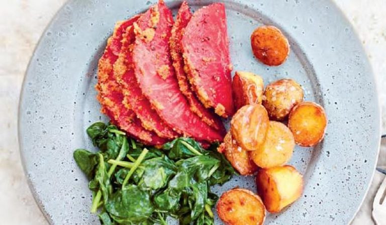 Rachel Khoo's Celeriac Hasselback 'Ham' Recipe | Vegetarian Christmas