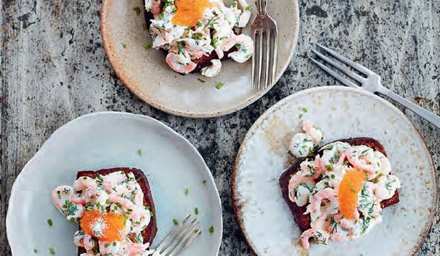 Rachel Khoo Prawns on Pumpernickel Toast Recipe