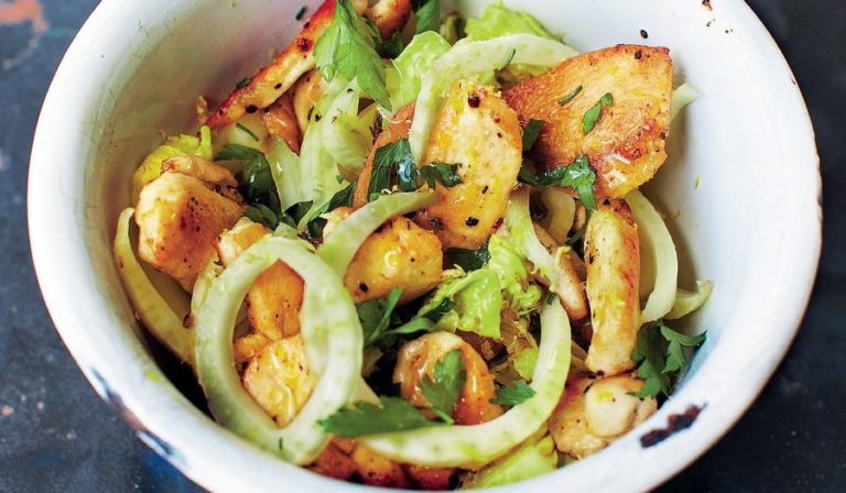 Fennel with Lemon Chicken