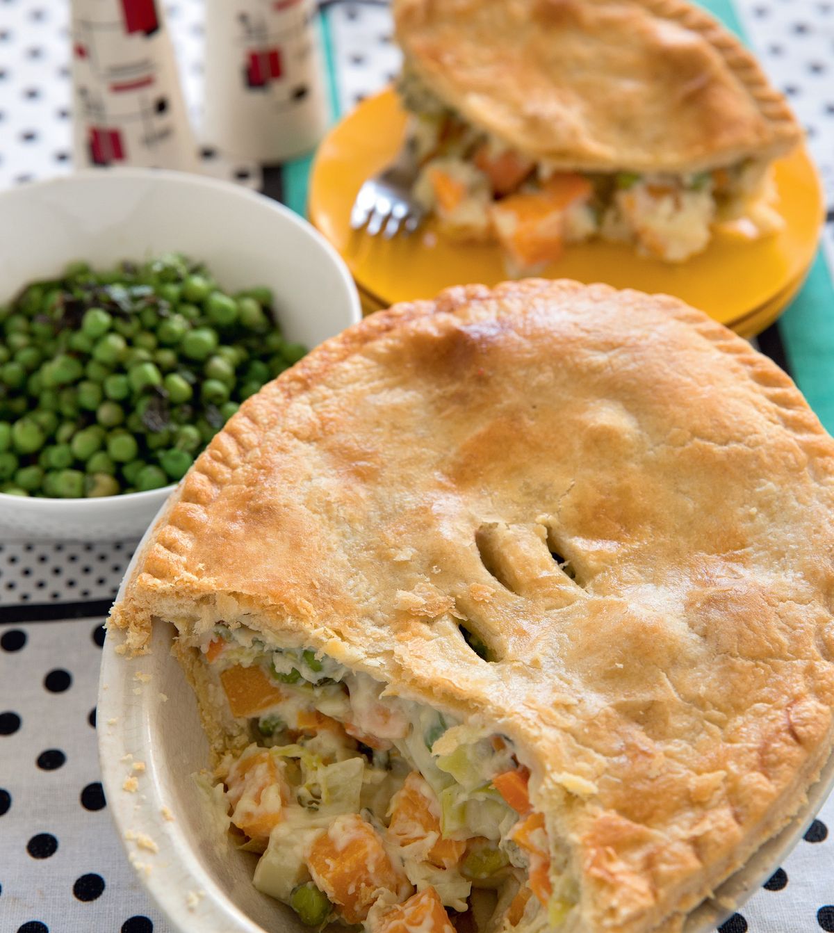 Butternut Squash and Leek Pie
