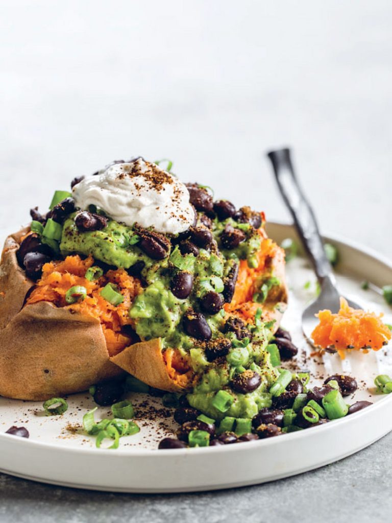 Loaded Sweet Potatoes
