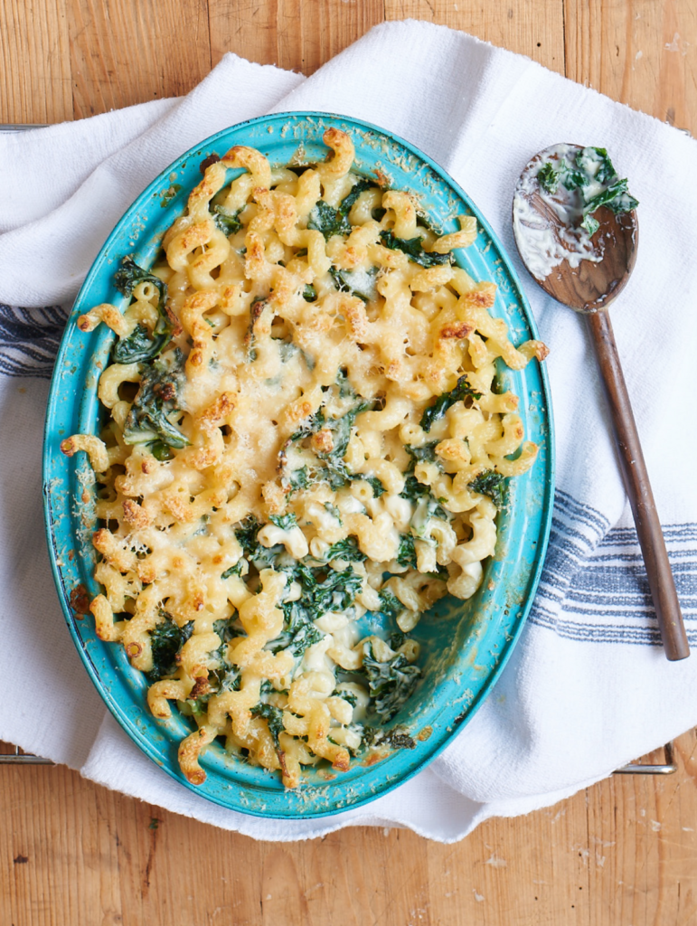 Mustard Kale Mac and Cheese