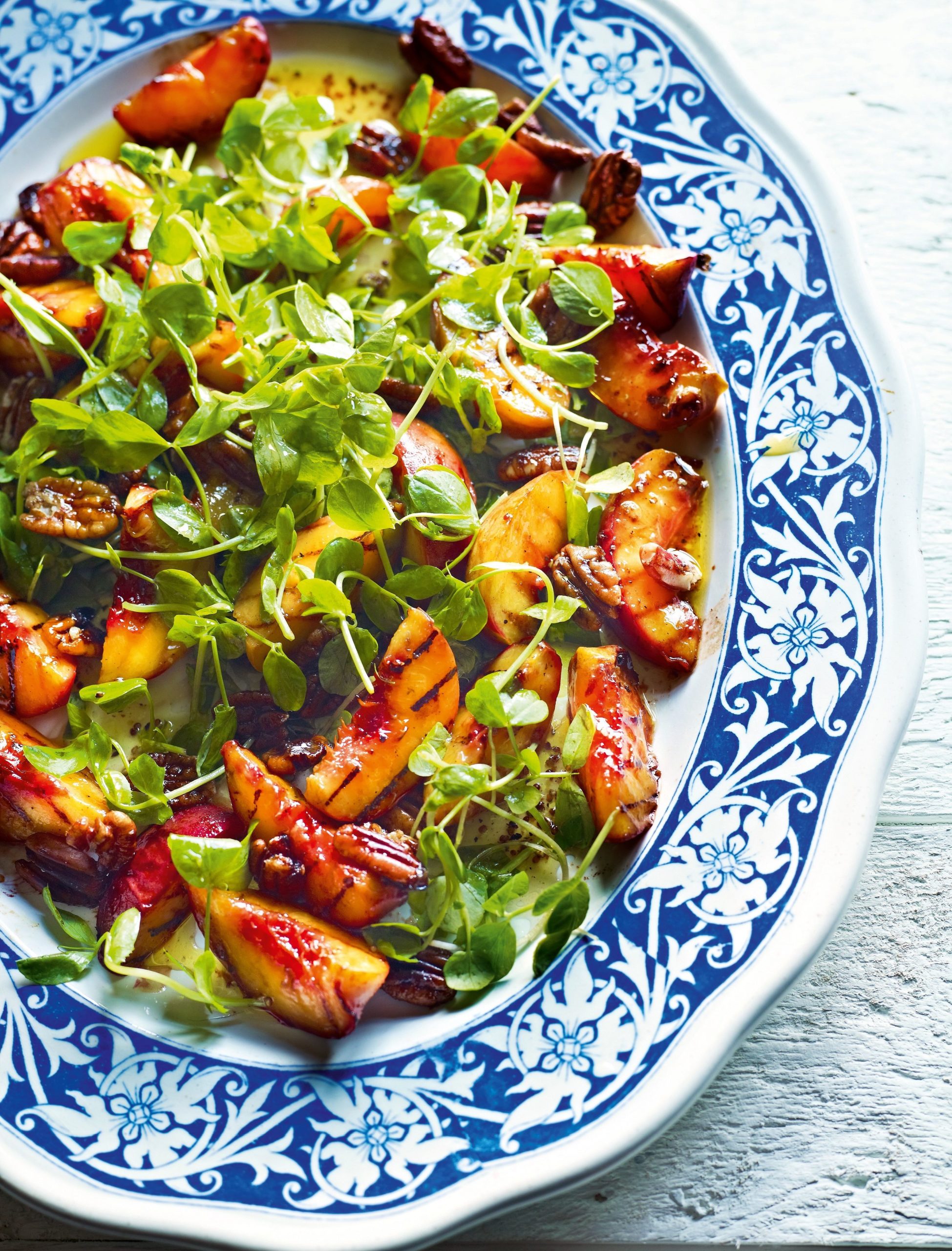 Salad of Chilli and Honey Peaches