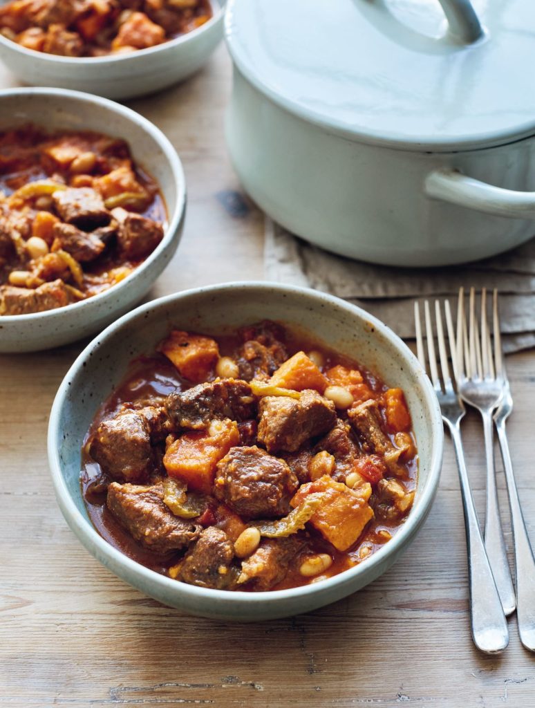 Mary Berry’s Braised Lamb with Sweet Potato and Haricot Beans