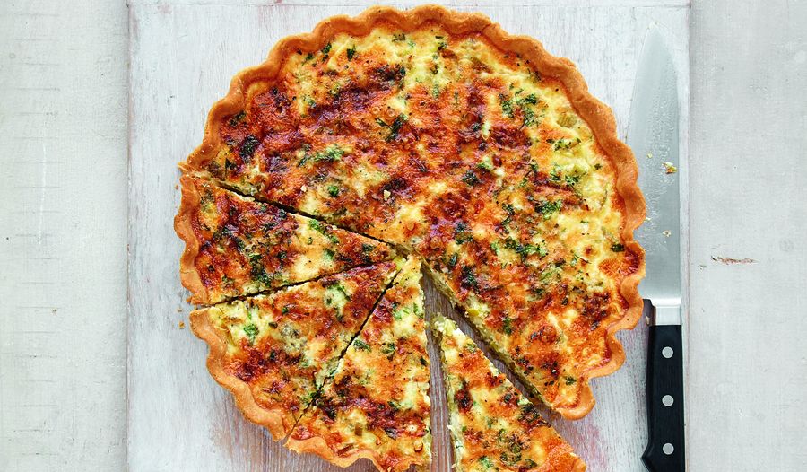 Mary Berry's Leek and Stilton Quiche