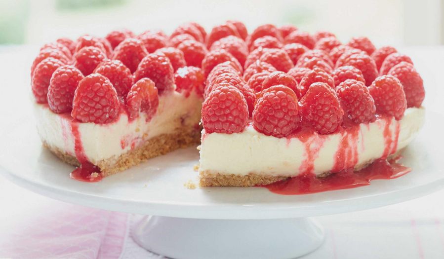 Mary Berry White Chocolate Raspberry Cheesecake Recipe | BBC2 Everyday