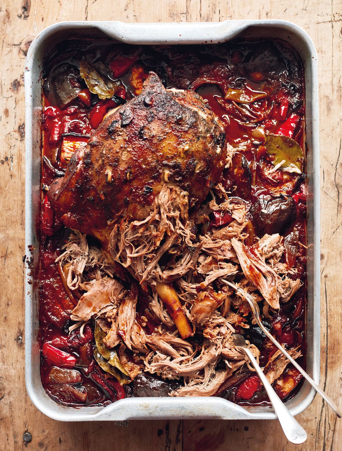 Mary Berry’s French Slow-roast Lamb with Ratatouille
