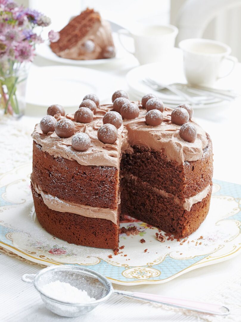 Malted Chocolate Cake