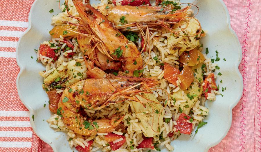 Harissa Prawns with Spiced Rice Recipe | Mary Berry Everyday BBC2