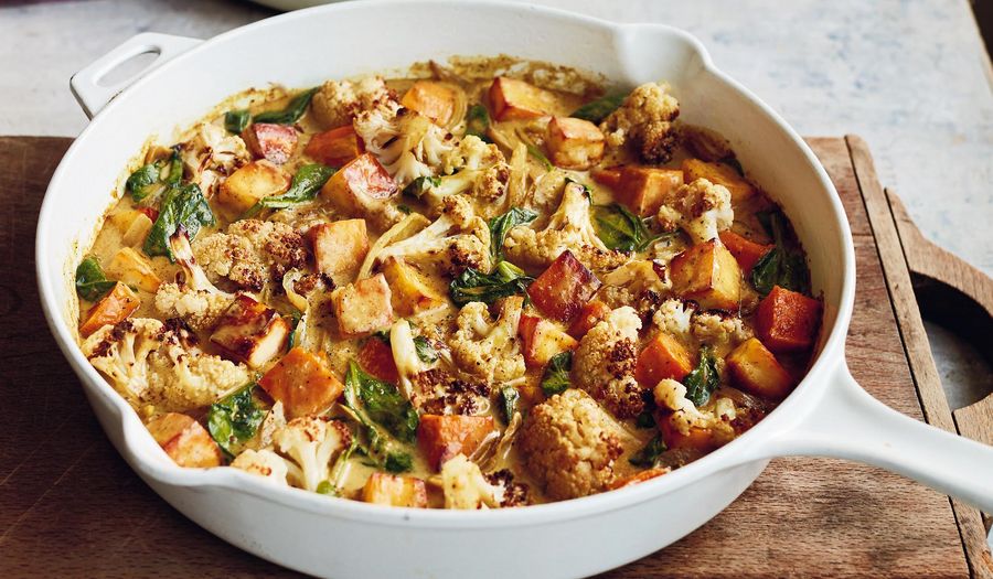Mary Berry Paneer and Roasted Vegetable Curry