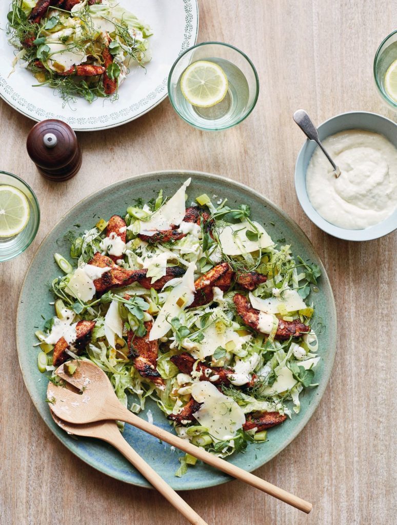 Mary Berry’s Warm Chicken and Dill Salad with Mustard and Parmesan Dressing