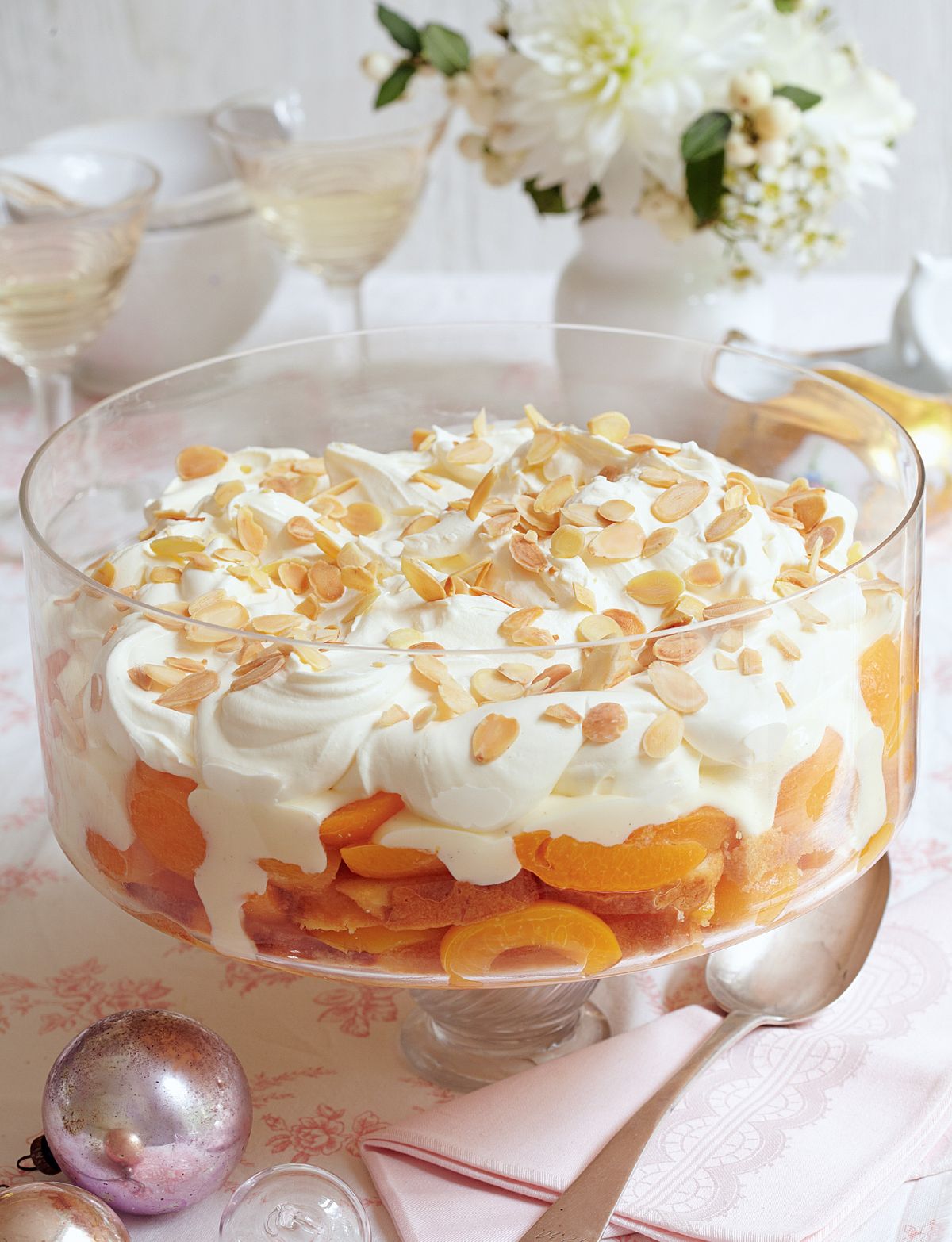 Cheat’s Christmas Apricot Trifle