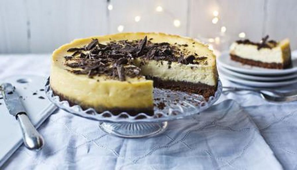 White Chocolate and Ginger Cheesecake
