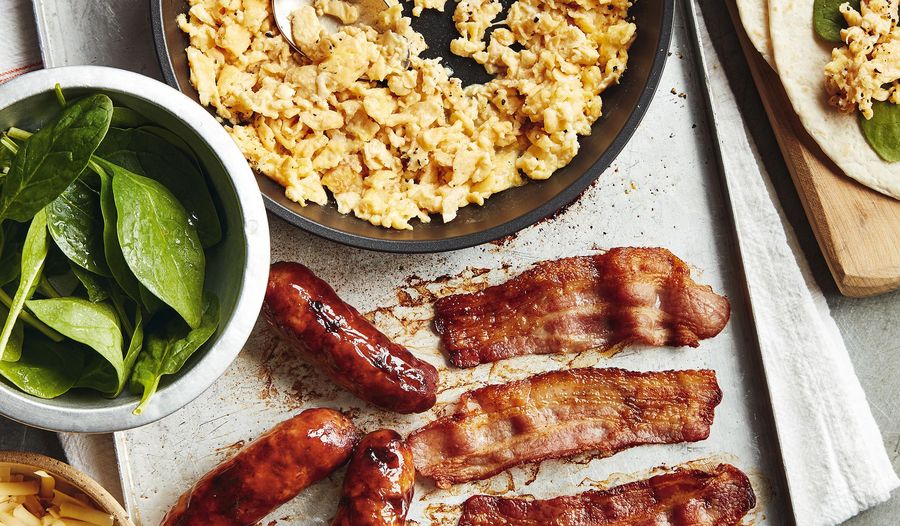 Full English Breakfast Wrap | Healthy Brunch Recipe