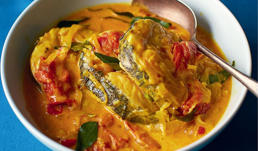 Coconut Fish Curry (Fish Moilee)