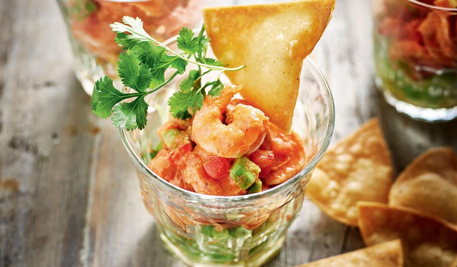 Rick Stein's Mexican Prawn Cocktail with Tomato