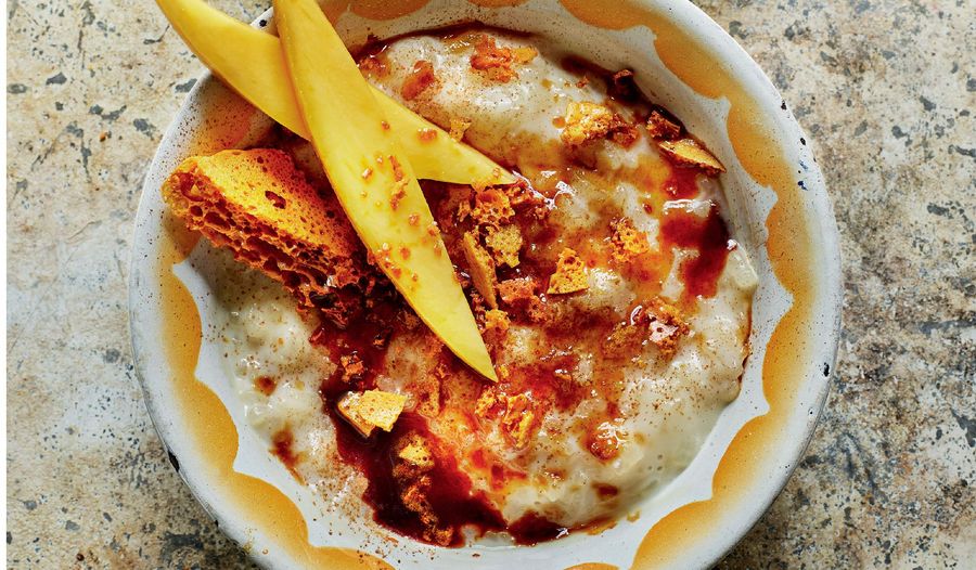 Rick Stein's Mexican Rice Pudding with Honeycomb (arroz con leche)
