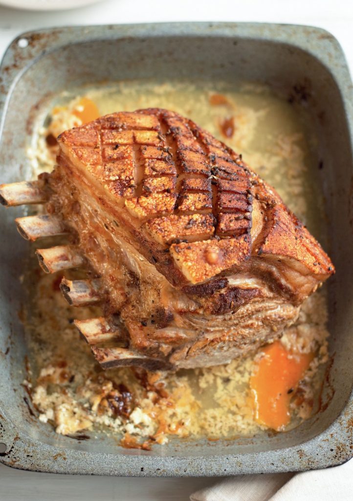 Milk-roasted Pork with Cinnamon, Orange and Bay