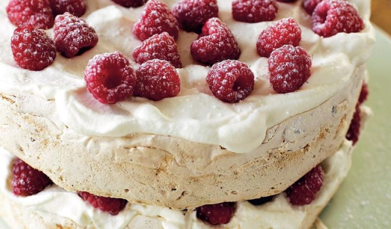 Hazelnut Meringue Cake