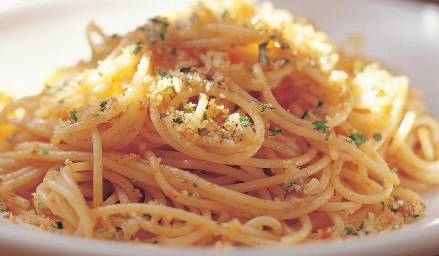 Spaghettini with Anchovies