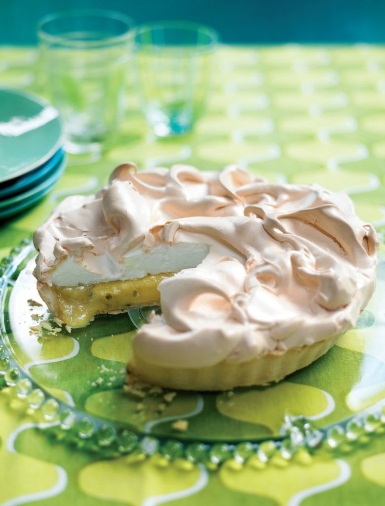 Passion Fruit and Lime Meringue Pie