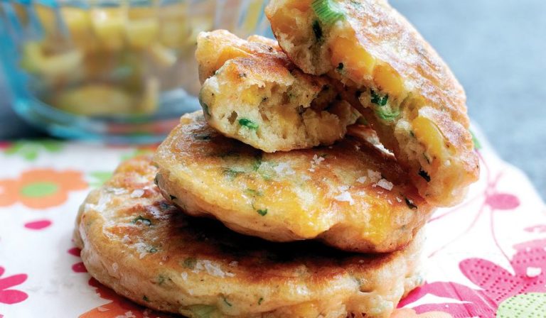 Sweetcorn and Chilli Pancakes