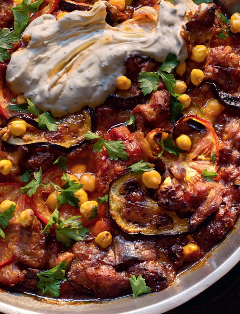 Moussaka with Tahini (Moussaka bil Tahina)