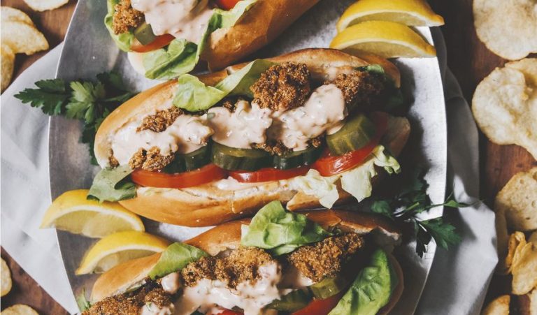 Oyster Mushroom Po’boy Recipe By Lauren Toyota