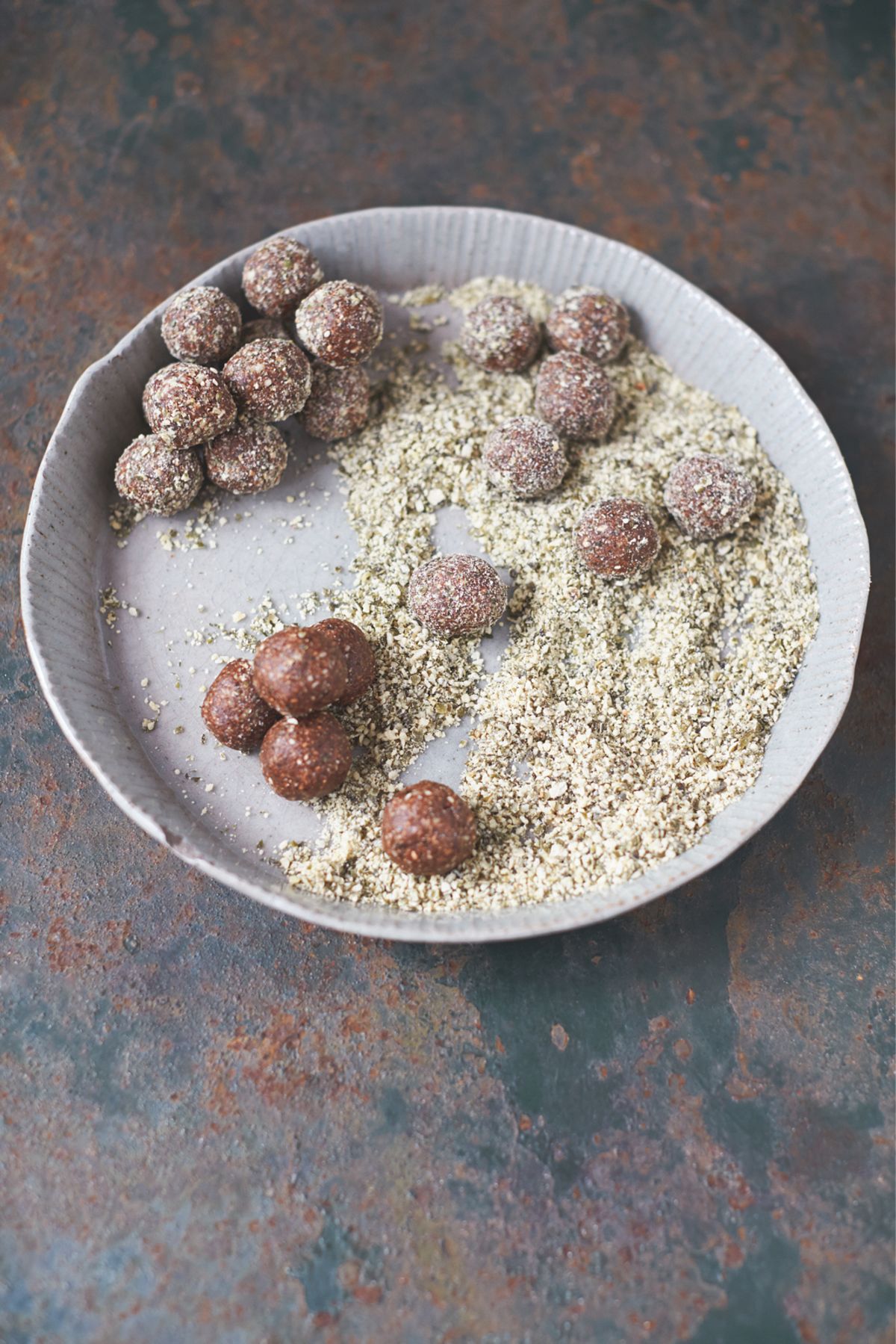 My Tasty Energy Balls, Date, Cocoa and Pumpkin Seed