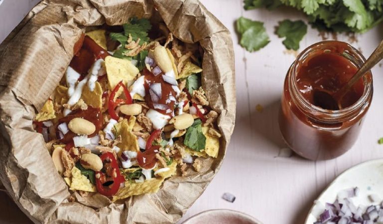 Nadiya Hussain's Chaat in a Bag Recipe | Nadiya's Best Vegetarian Recipes