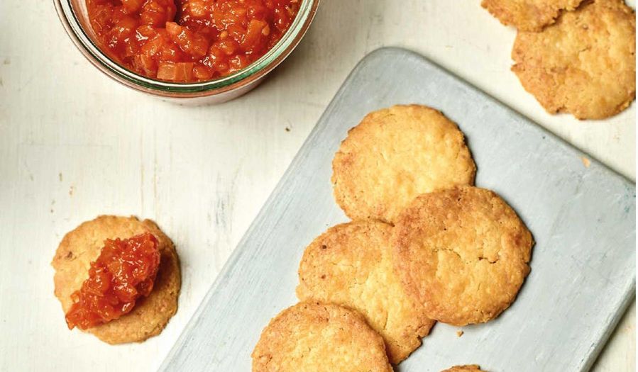Nadiya Hussain's Cheese Biscuits & Tomato Jam Recipe | Family Favourites