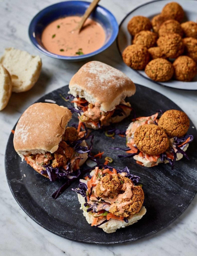 Nadiya Hussain’s Baked Bean Falafel