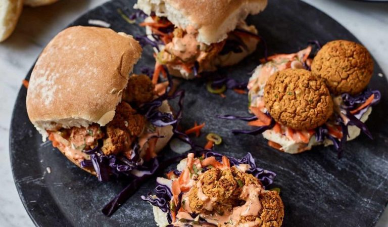 Nadiya Hussain's Baked Bean Falafel | BBC Time to Eat