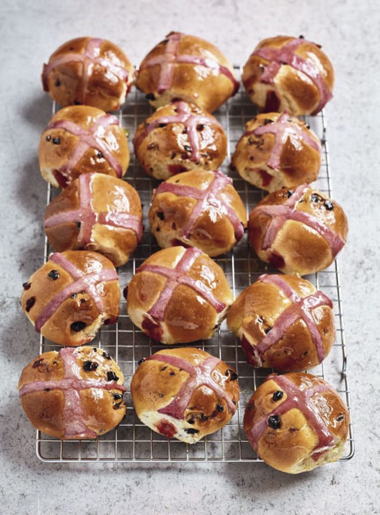 Nadiya Hussain&rsquo;s Berry Hot Cross Buns