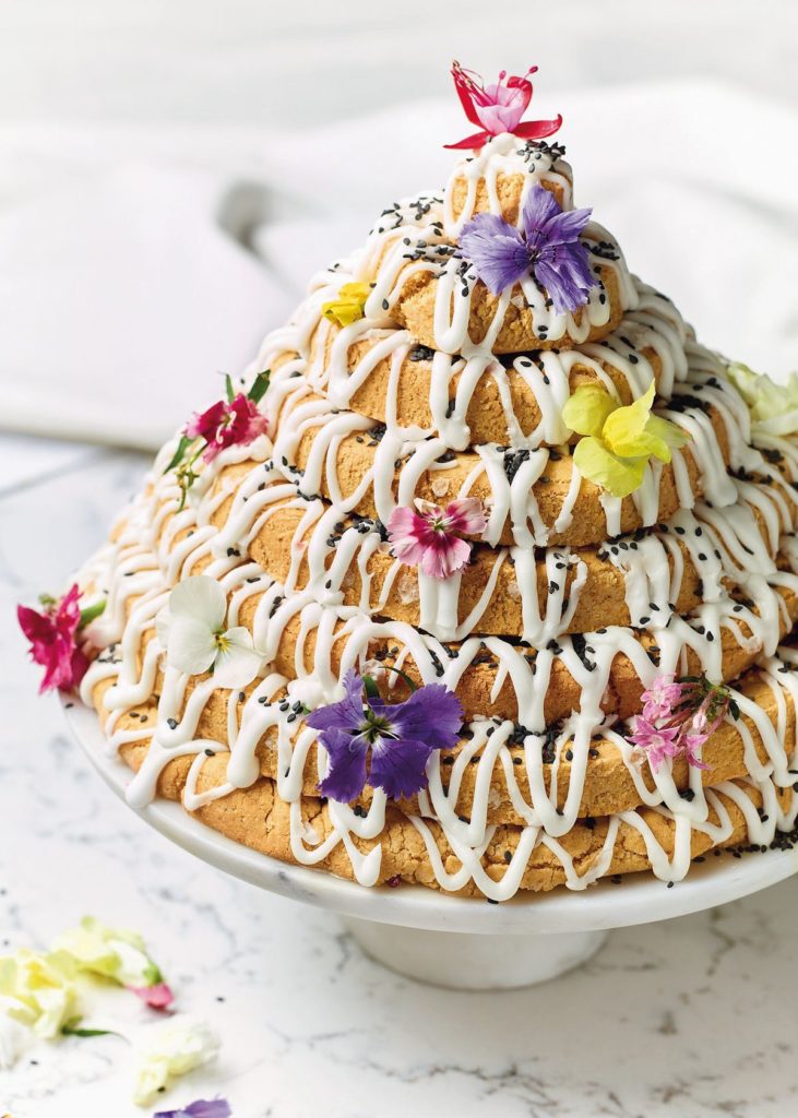 Nadiya Hussain’s Kransekake Biscuit Tower