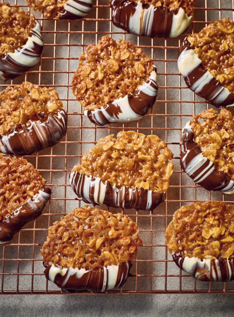 Nadiya Hussain’s Ginger and Almond Florentines